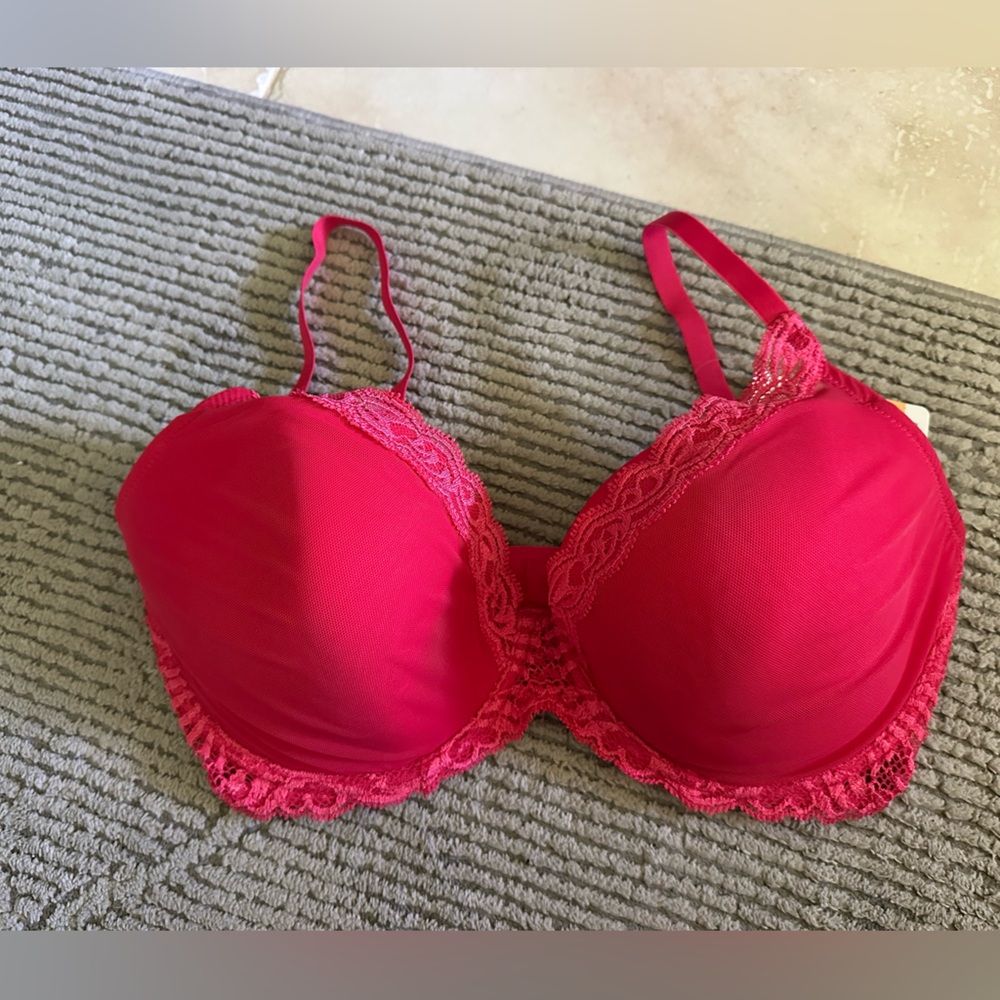 Natori Vibrant red Lace Bra
